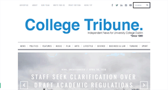 Desktop Screenshot of collegetribune.ie